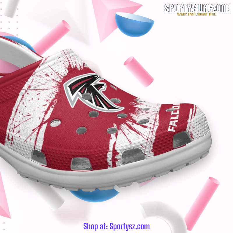 Atlanta Falcons Watercolor Crocs Footwear, Official Team Gear